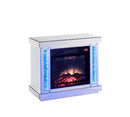 Noralie - Fireplace - Mirrored & Faux Diamonds