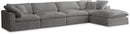 Cozy - 5 Piece Modular Sectional With Chaise