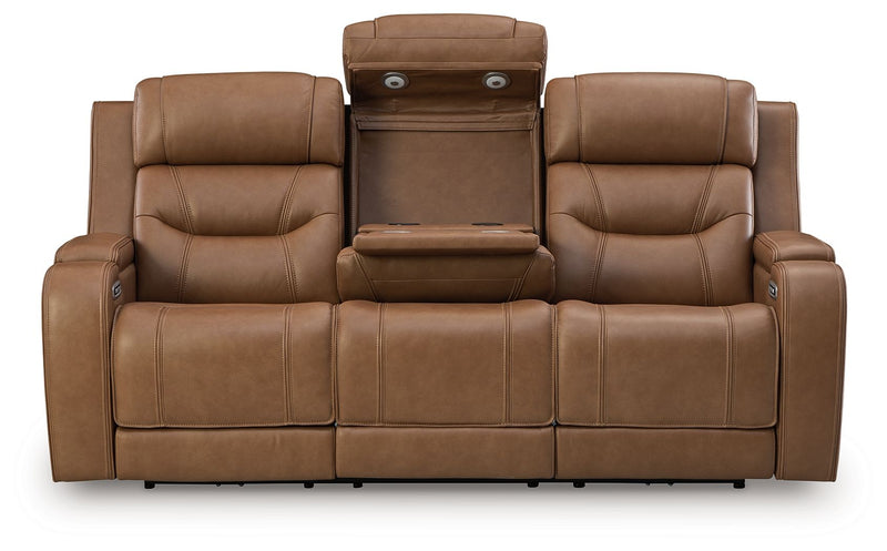 Knightington - Power Reclining Sofa With Audio Seating