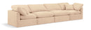 Indulge - Velvet 4 Seat Modular Sofa