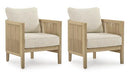 Spooners Cove - Lounge Chair With Cushion (Set of 2) - Beige