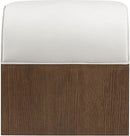 Sable - Velvet Performance Fabric Upholstered Bench