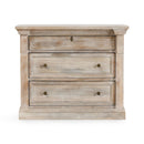 Adelaide - 3 Drawer Nightstand - Natural Cream Wash