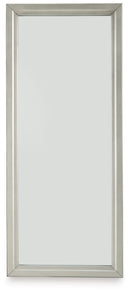 Evesen - Floor Standing Mirror With Storage - Champagne