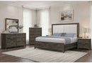 Mariah - 5 Piece Queen Bedroom Set (Bed, Dresser & Mirror, Nightstand, Chest) - Dark Brown