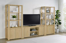 Laurelton - 3 Piece Entertainment Center TV Stand - Light Oak