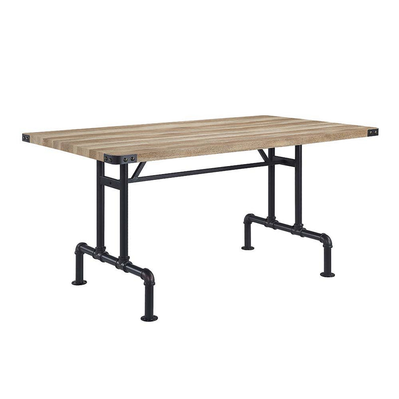Edina - Dining Table - Oak & Sandy Black