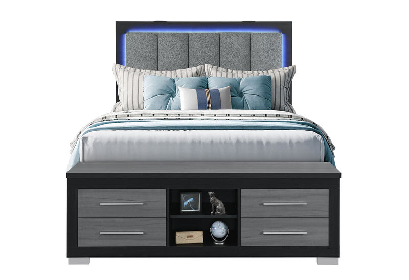 Madison - Queen Storage Bed - Black