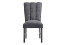 D5473 - 7 Piece Dining Room Set (Bar Table And 6 Bar Stools) - Black / Gray