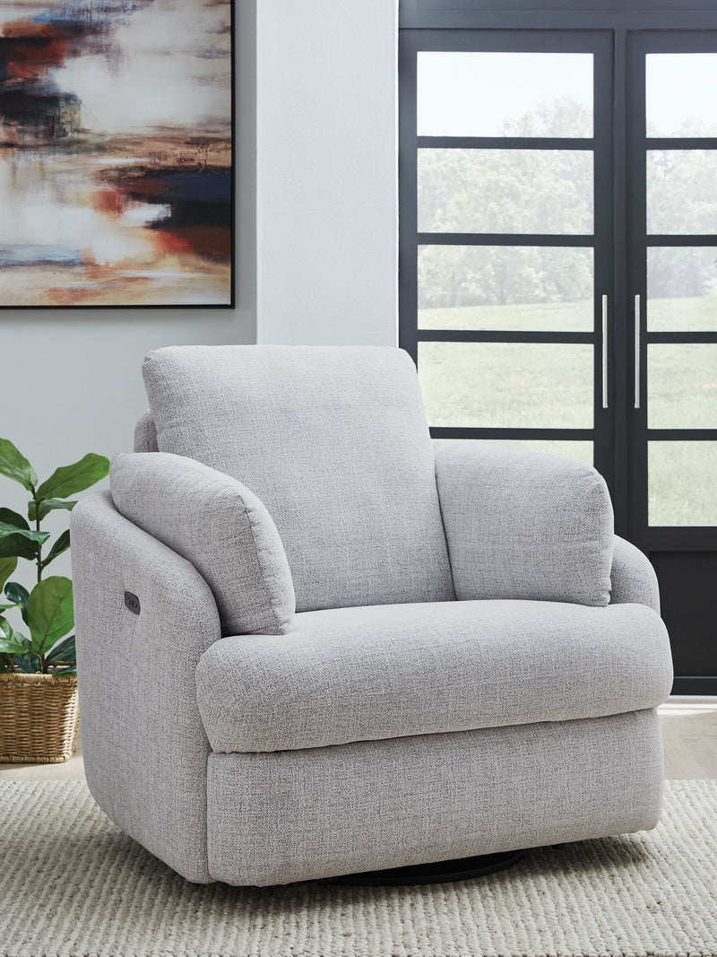 Alainmont Next-Gen Nuvella - Swivel Power Recliner