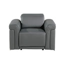 1126 - Top Grain Power Reclining Italian Leather Chair