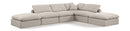Indulge - Linen 6 Piece Modular Armless Sectional