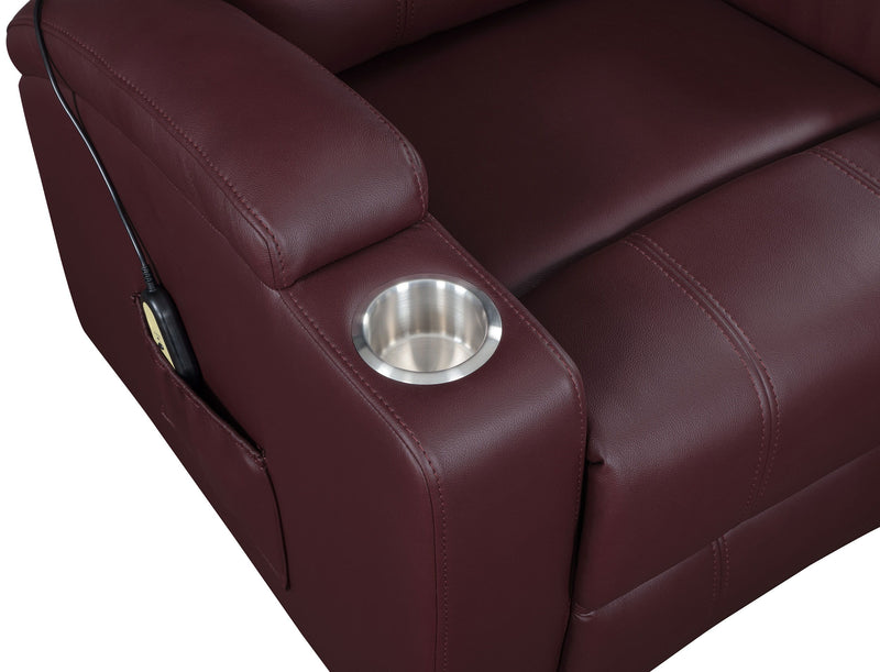 Armstrong - Upholstered Power Lift Massage Recliner