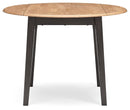 Gesthaven - Round Dining Room Drop Leaf Table Set