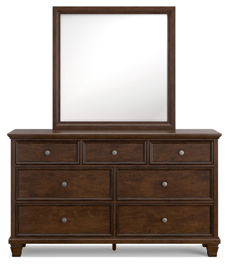 Danabrin - Brown - Dresser And Mirror