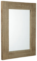 Waltleigh - Accent Mirror - Distressed Brown