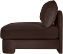 Hammond - Velvet Performance Fabric Upholstered Armless Chair