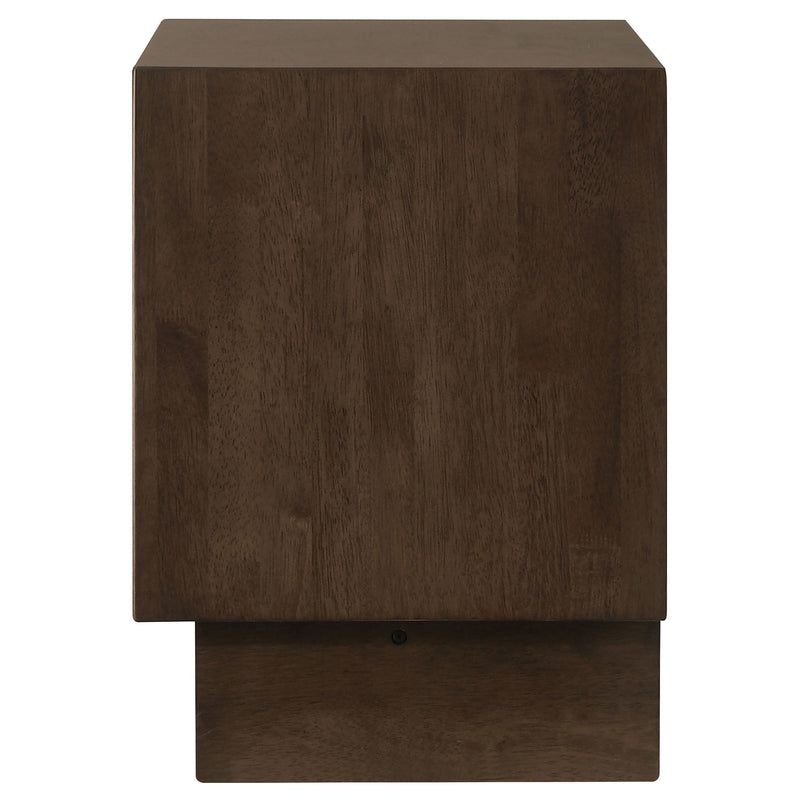 Glenwood - 2-Drawer Nightstand Bedside Table - Warm Brown