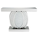 Nysa - 47"L Console Table - Mirrored & Faux Crystals