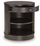 Leighmour - Accent Table - Dark Brown