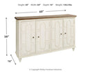 Roranville - Accent Cabinet - Antique White
