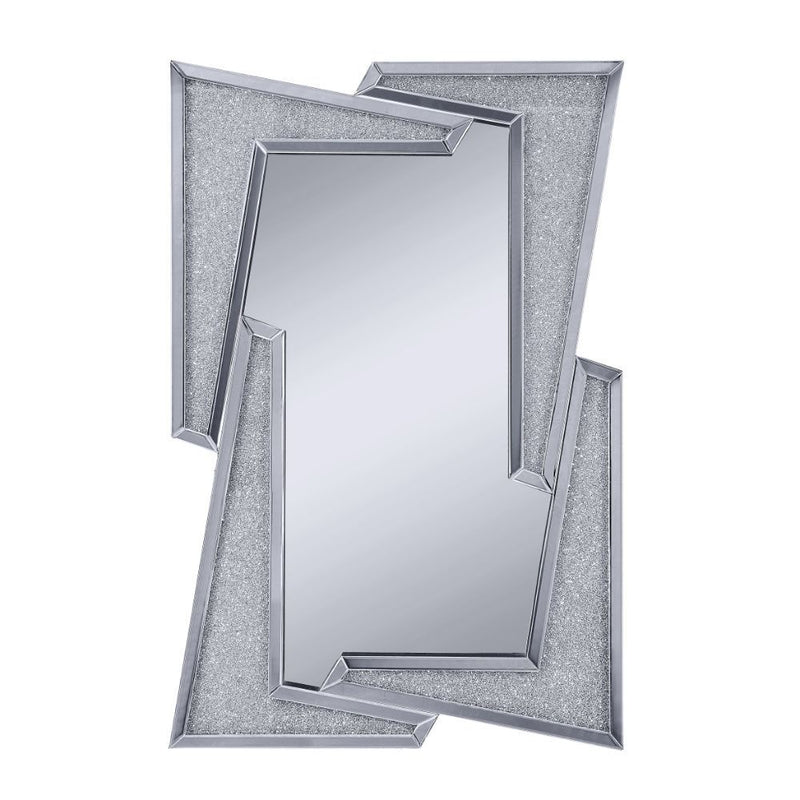 Noralie - 47" Accent Mirror - Mirrored & Faux Diamonds