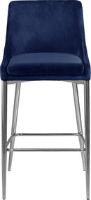 Karina - Stool with Chrome Legs (Set of 2)