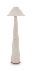 Dellridge - Metal Floor Lamp - Light Beige