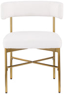 Rivage - Durable Dining Chair With Gold Frame (Set of 2)