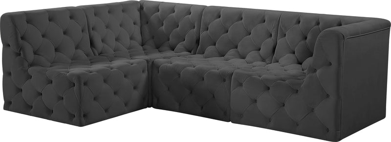 Tuft - Modular Sectional 4 Piece - Gray