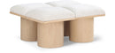 Pavilion - 4 Piece Modular Bench With Natural Base