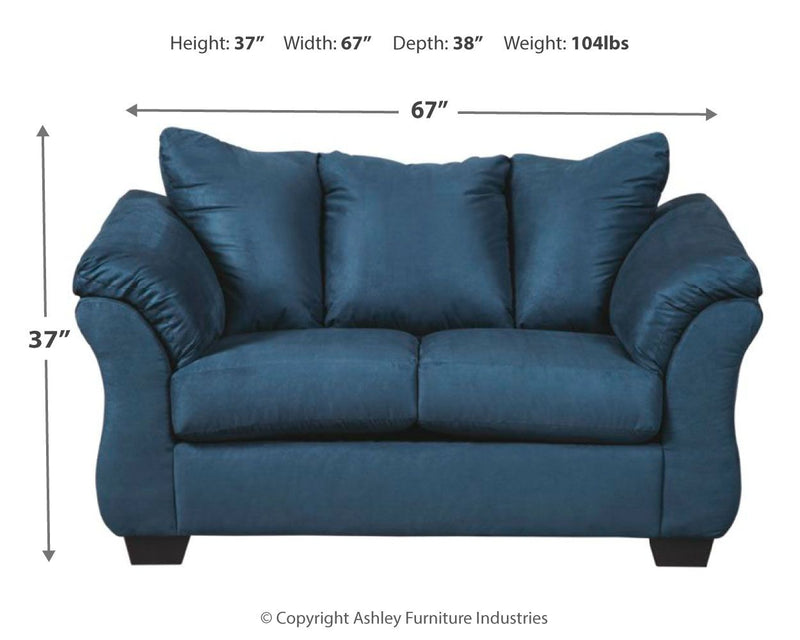 Darcy - Stationary Loveseat