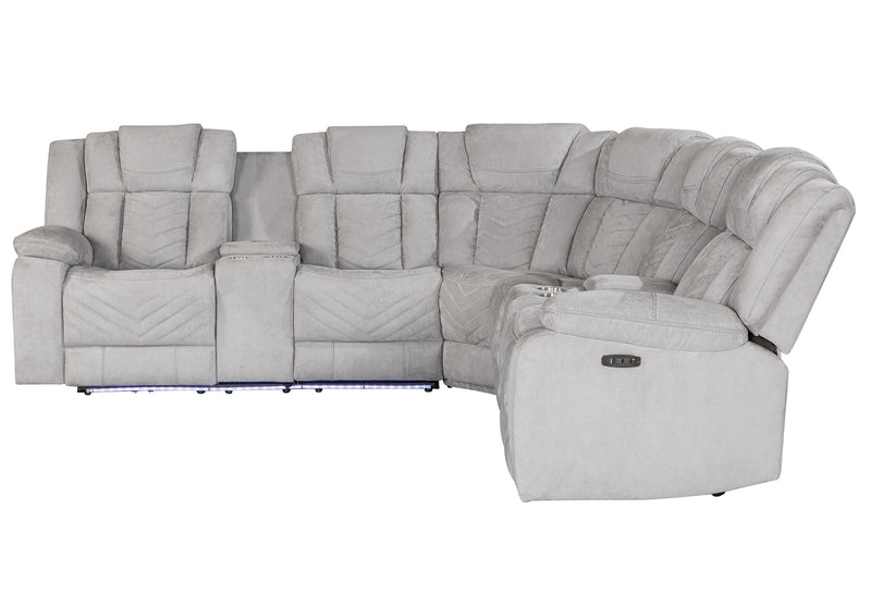 U7068 - Sectional - Ash