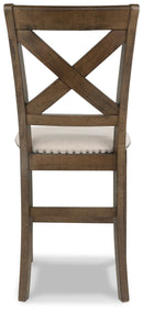 Moriville - Upholstered Barstool (Set of 2) - Beige