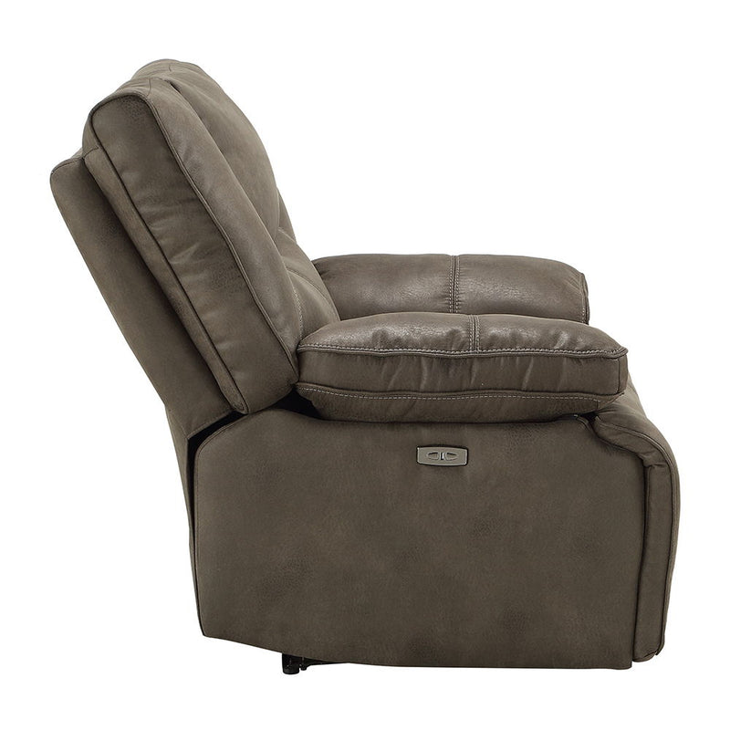 Harumi - Power Motion Recliner With USB - Gray Fabric