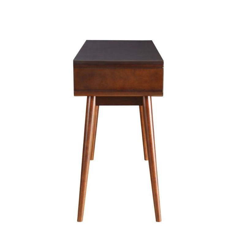 Christa - Accent Table - Espresso & White