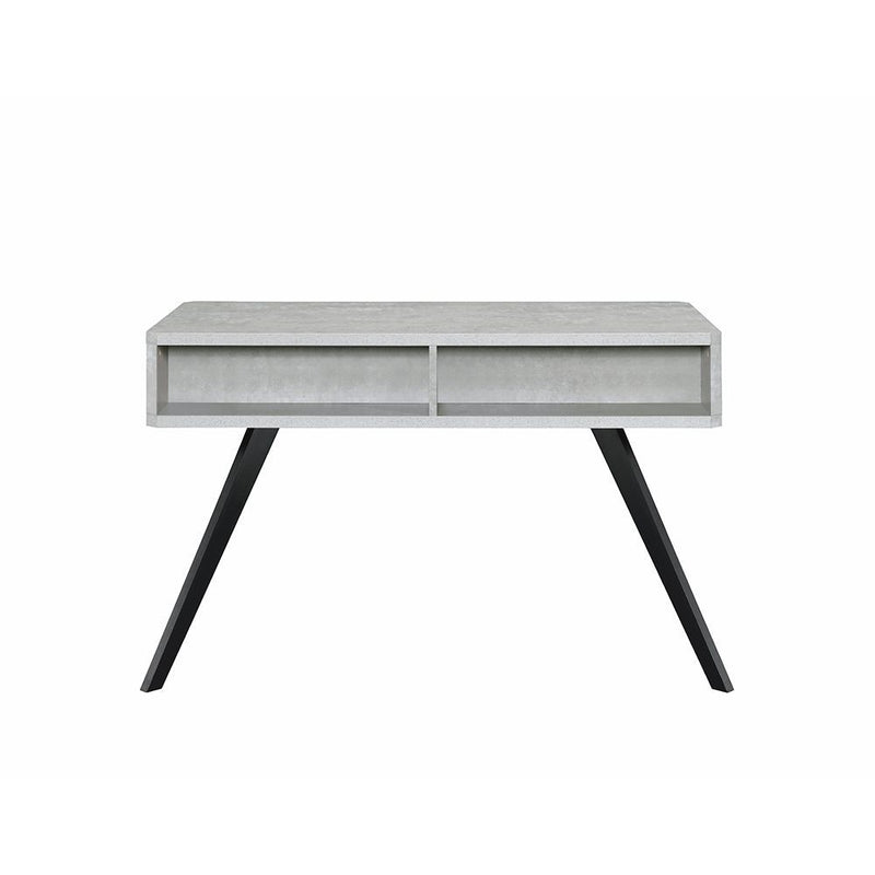 Magna - Desk - Faux Concrete & Black