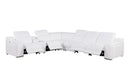 1116 - Power Reclining Italian Leather Sectional