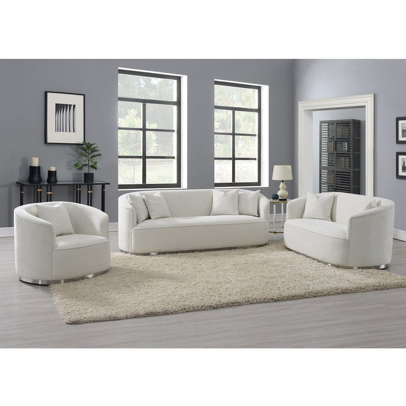 Odette - Sofa With 4 Pillows - Beige