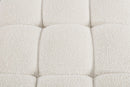 Ames - 7 Piece Boucle Fabric Modular L-Shaped Sectional