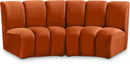 Infinity - 2 Piece Velvet Modular Sectional