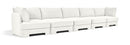 Hammond - Velvet Performance Fabric Upholstered 5 Piece Sofa