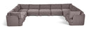 Hammond - Velvet Performance Fabric Upholstered 9 Piece Sectional