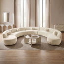 Avra - 192" Velvet Performance Fabric Upholstered Sectional