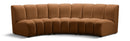 Infinity - 3 Piece Modular Sectional - Saddle