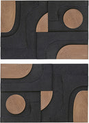 Element - Mango Wood 2 Piece Wall Art