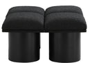 Pavilion - 4 Piece Modular Bench With Black Base