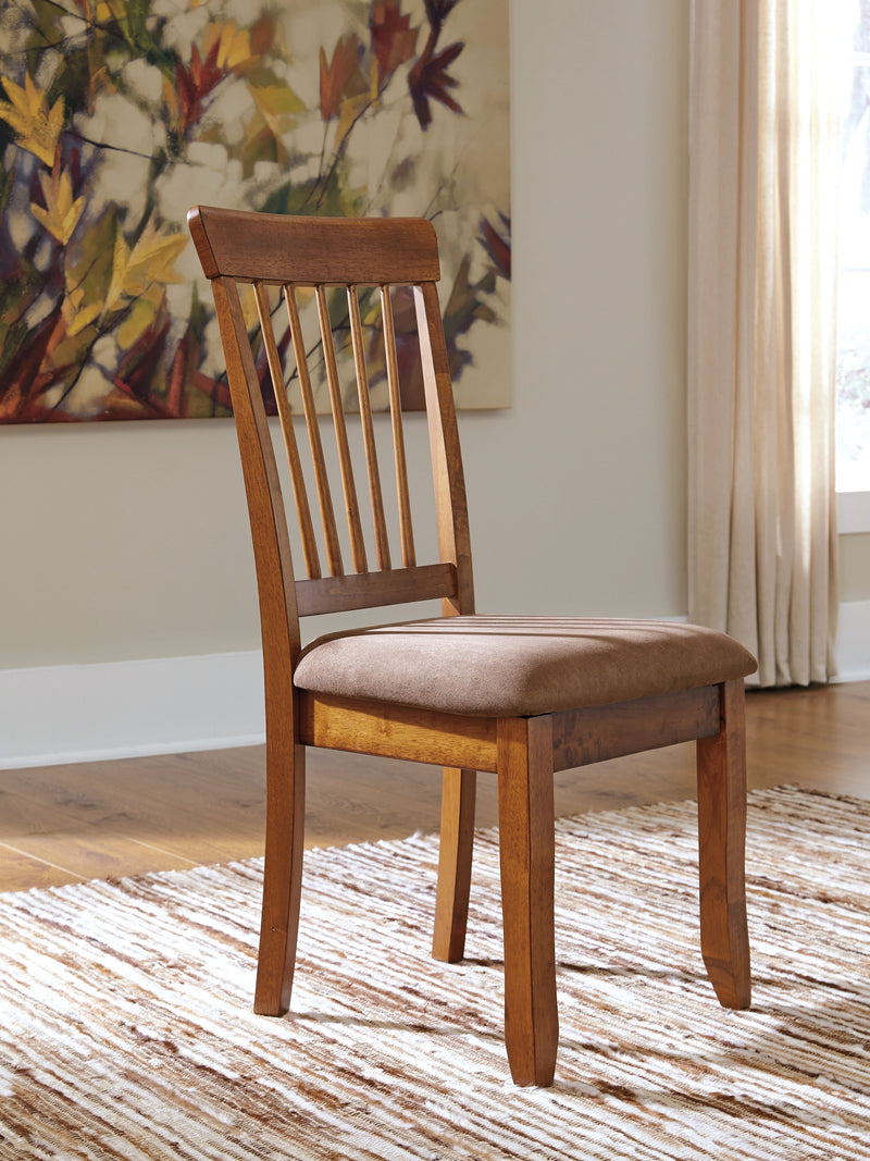 Berringer - Rustic Brown - Dining UPH Side Chair (Set of 2)