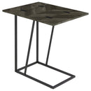 Carly - Expandable Engineered Wood C-Shaped Side Table