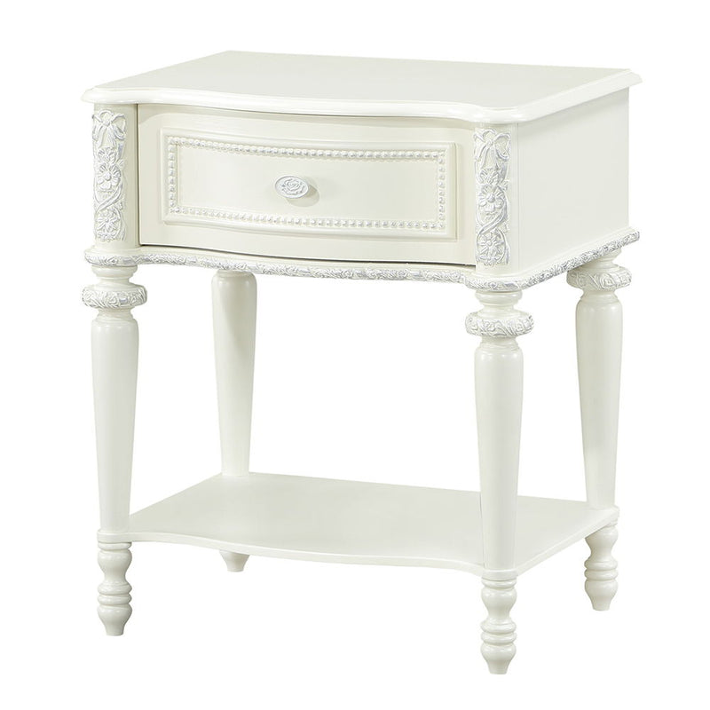 Dorothy - Nightstand With 1 Drawer - Ivory